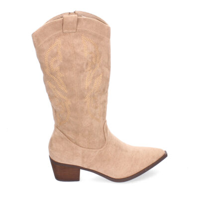 Bota Campera para Mujer, Comodas con Adornos Bordado - Imagen 2
