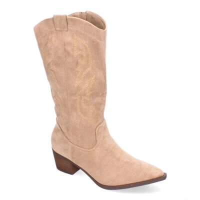 Bota Campera para Mujer, Comodas con Adornos Bordado - Imagen 3