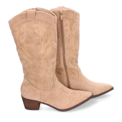 Bota Campera para Mujer, Comodas con Adornos Bordado - Imagen 5
