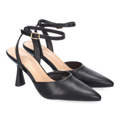 Zapato de Mujer, tipo Salón con Tacón, Diseño de Punta Fina, Ideales para Ocasiones Especiales