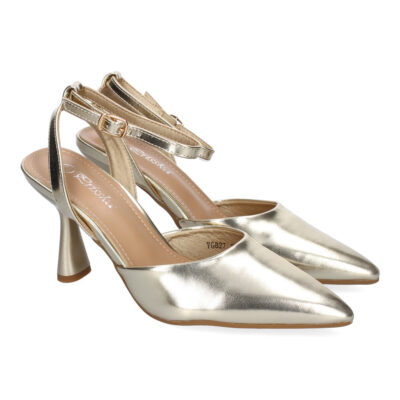 Zapato de Mujer, tipo Salón con Tacón, Diseño de Punta Fina, Ideales para Ocasiones Especiales