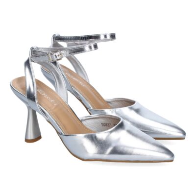 Zapato de Mujer, tipo Salón con Tacón, Diseño de Punta Fina, Ideales para Ocasiones Especiales