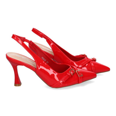 Zapatos de Salón para Mujer Elegante y Comodo, Diseño Sofisticado, Adorno de Hebillas - Imagen 5