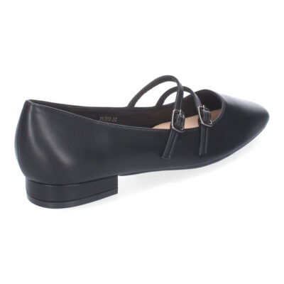 Zapato de Mujer tipo Bailarina Francesita con Elegante Diseño y Doble Cierre de Hebilla - Imagen 4