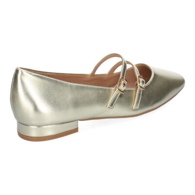 Zapato de Mujer tipo Bailarina Francesita con Elegante Diseño y Doble Cierre de Hebilla - Imagen 4