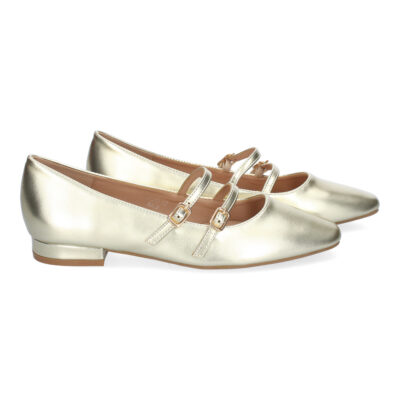 Zapato de Mujer tipo Bailarina Francesita con Elegante Diseño y Doble Cierre de Hebilla - Imagen 5