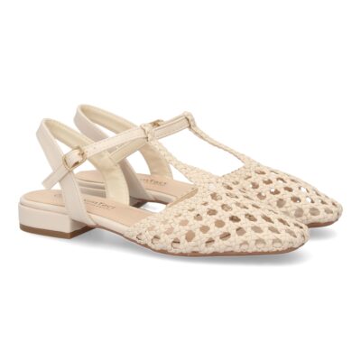 Sandalias planas de mujer, comodas y elegantes diseño moderno trenzado