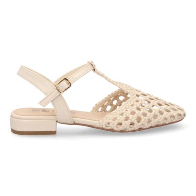 Sandalias planas de mujer, comodas y elegantes diseño moderno trenzado - Imagen 2