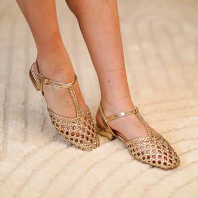 Sandalias planas de mujer, comodas y elegantes diseño moderno trenzado - Imagen 2