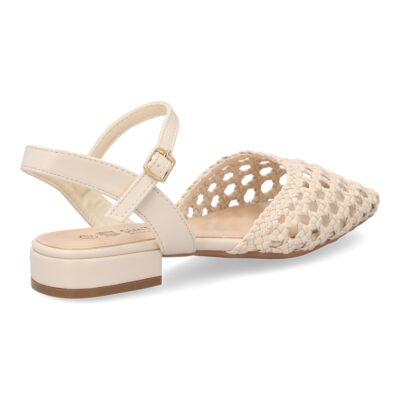 Sandalias planas de mujer, comodas y elegantes diseño moderno trenzado - Imagen 4