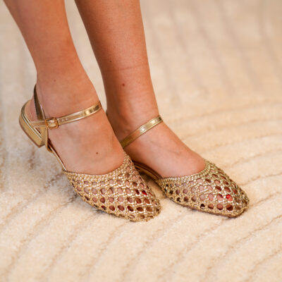 Sandalias planas de mujer, comodas y elegantes diseño moderno trenzado - Imagen 2