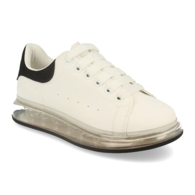 Sneakers para Mujer con Piso Transparente y Cordones - Imagen 2